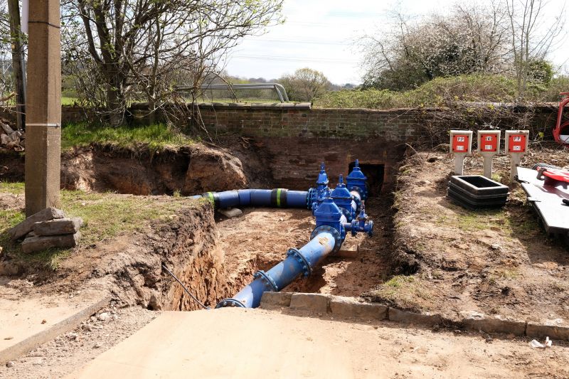 Main Water Line Installation detail